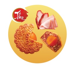 [CHÍNH HÃNG] Combo 4 Bánh Trung Thu Tình Thân - hộp 4 bánh x 210g - Tặng hộp + túi giấy