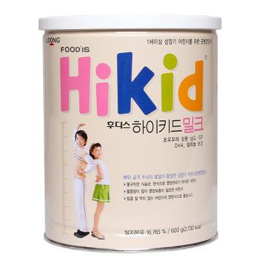 Sữa Hikid Dê núi ( 700g) và Sữa Hikid hương vani ( 600g)  - Hàn Quốc ( Date T10/2021)