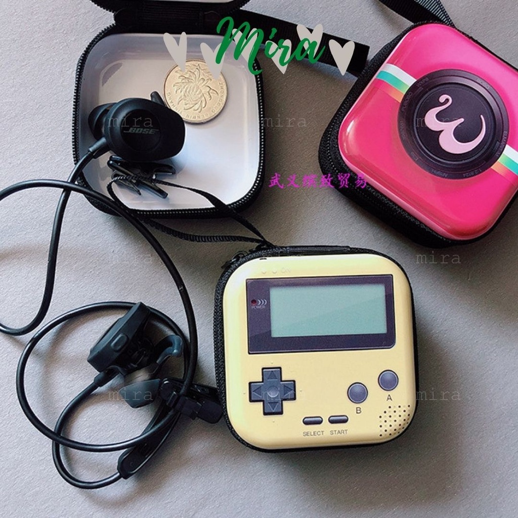 Hộp Đựng Tai Nghe, Sạc Điện Thoại, Ví Đựng Tiền Xu, Đồ Trang Sức In HÌnh Nhạc Cụ XInh Xắn Phong Cách Cổ ĐIển MIRA-PK001