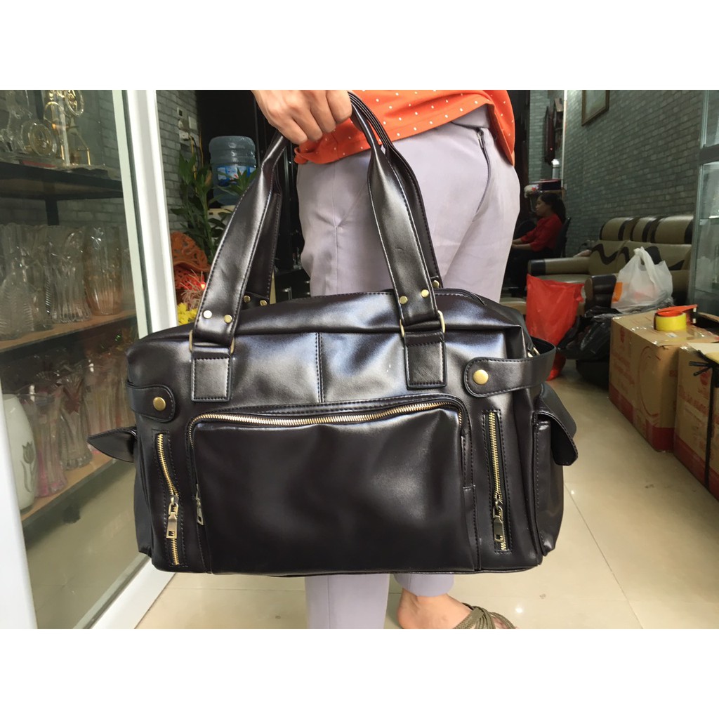 TÚI XÁCH DU LỊCH TÚI TRỐNG DA THỂ THAO CAO CẤP SIZE LỚN [Du lịch, dã ngoại] [Siêu phẩm 2021] | BigBuy360 - bigbuy360.vn