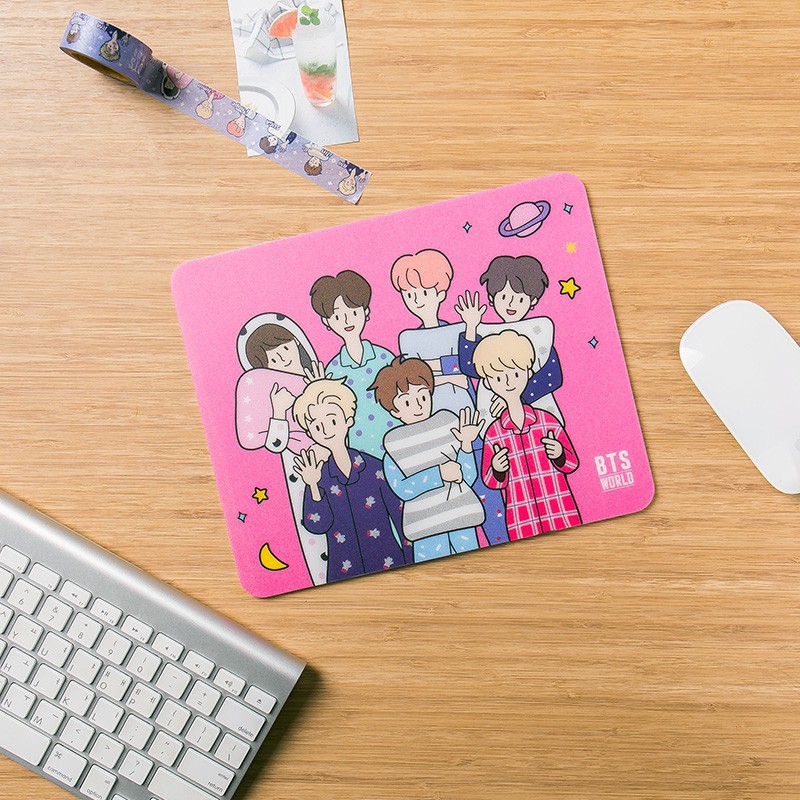 [COCOROO] MOUSE PAD / bàn di chuột , lót chuột / BTS / BT21 ARMY / BTS WORLD