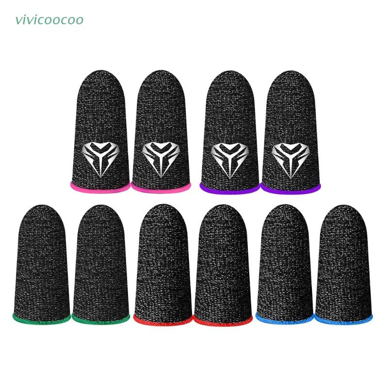 Găng ngón tay sợi bạc chống mồ hôi thoáng khí 0.3mm dành cho người chơi game PUBG/ROS