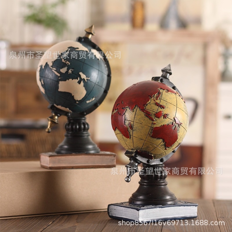Mô Hình Trang Trí Cửa Sổ Phòng Khách Quán Cà Phê Phong Cách Retro Sáng Tạo