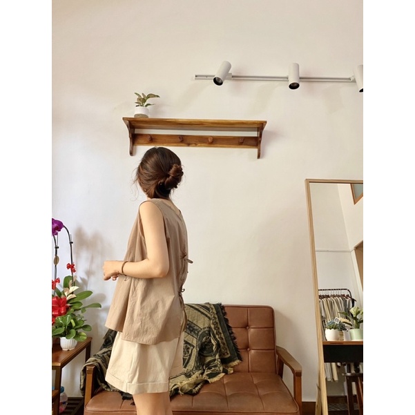 Áo sát nách cột dây