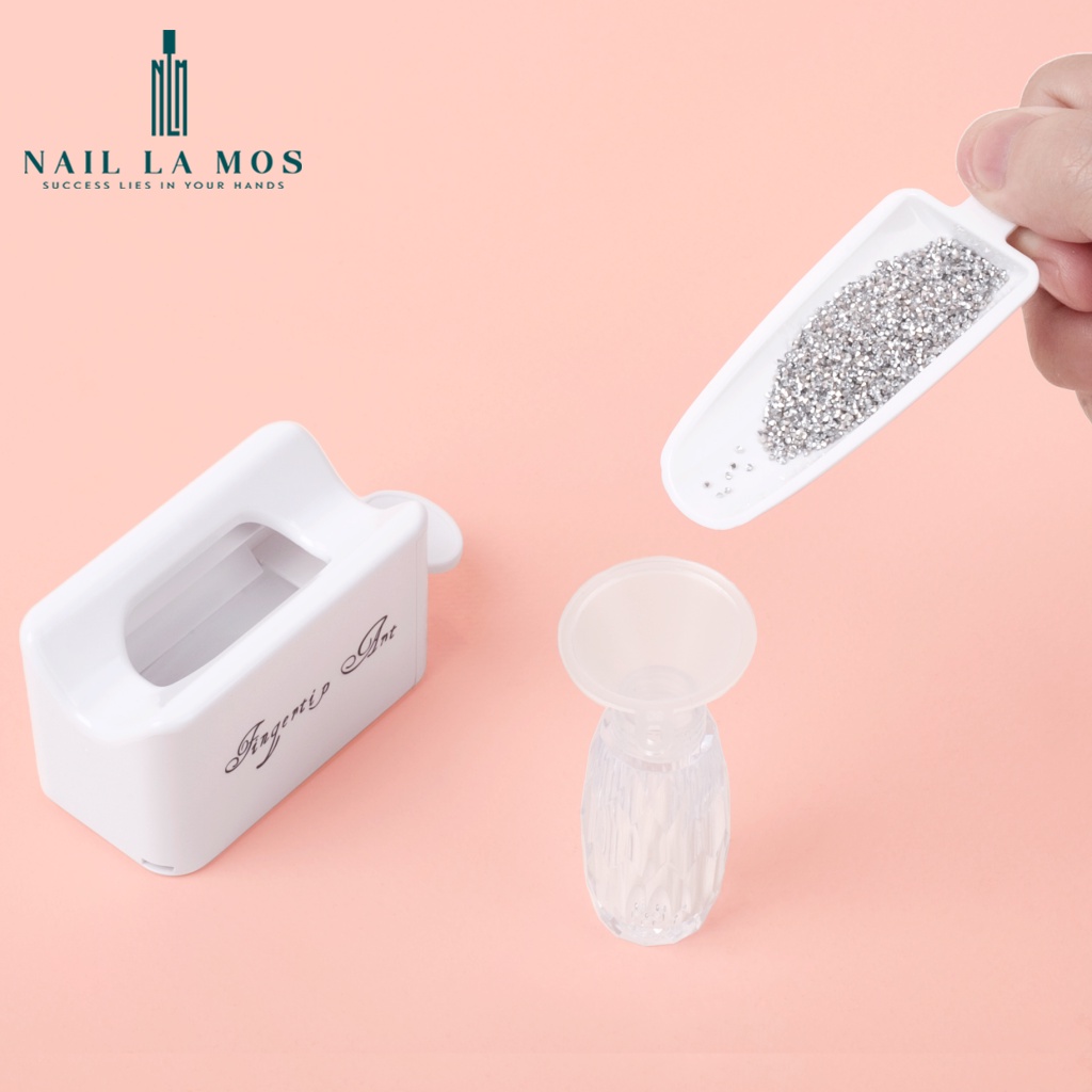 Khay hứng đá rắc nail, bột, nhũ trang trí móng các loại - Khay đựng nhũ rắc tiện lợi, chuyên dụng cho dân làm móng