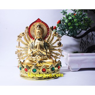 Tượng Quan Âm để xe ô tô 2 hướng Mã TP27