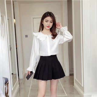 Áo sơ mi bánh bèo tiểu thư