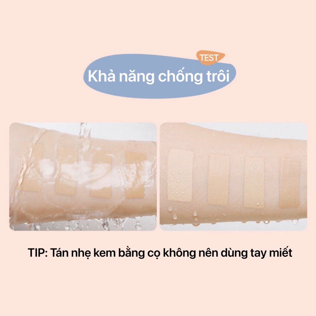 Che khuyết điểm 3 tầng 3 in 1 GOGO TALES tiện lợi Soft Moist Pocket Concealer KISS BEAUTY GogoTales KISS10 GT414 GOGO133