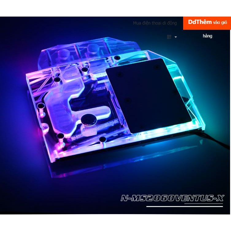 Block VGA cho card màn hình MSI 1660ti 2060 VENTUS - Hyno Store | WebRaoVat - webraovat.net.vn