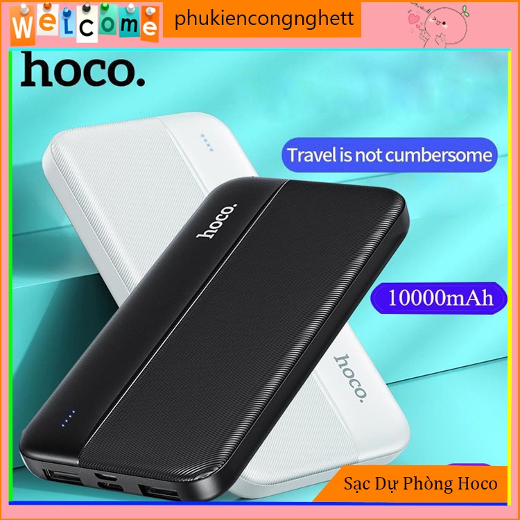 Pin sạc dự phòng Hoco MJ1 Fast energy 10000mAh 2 cổng Input/Output max 2A - Hãng phân phối chính thức