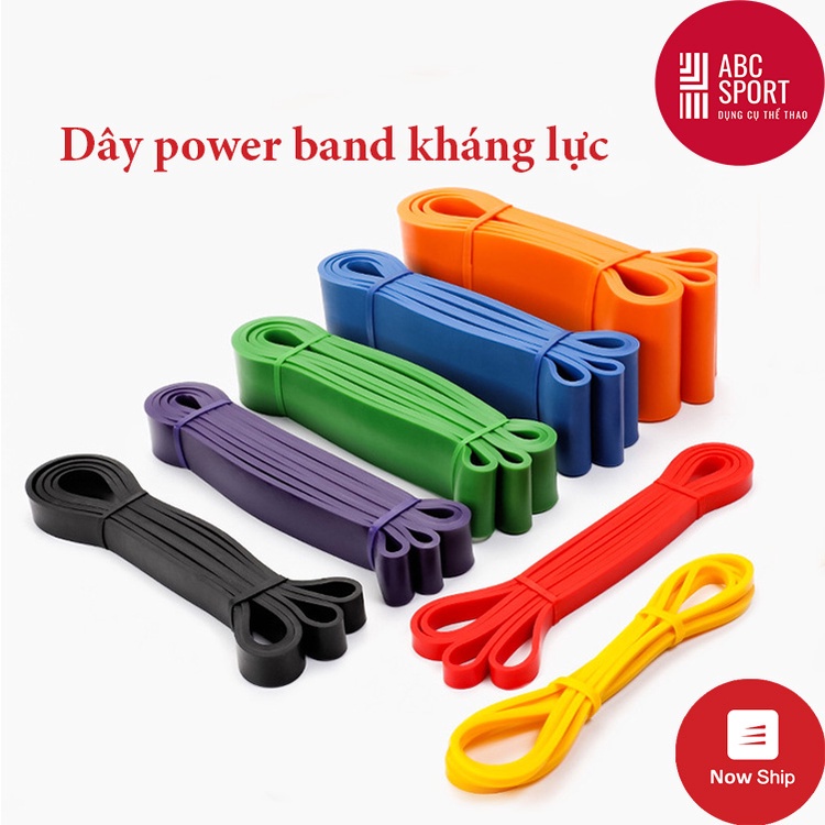 Dây Kháng Lực Power Band Đa năng hỗ trợ lên xà, Dây Powerband tập toàn thân