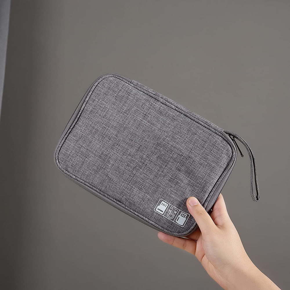 Túi Đựng Đồ Điện Tử/Cáp Sạc/Cáp USB/Cáp Sạc Cứng/Thẻ SD Chống Thấm Nước Đa Năng Dành Cho Đi Du Lịch