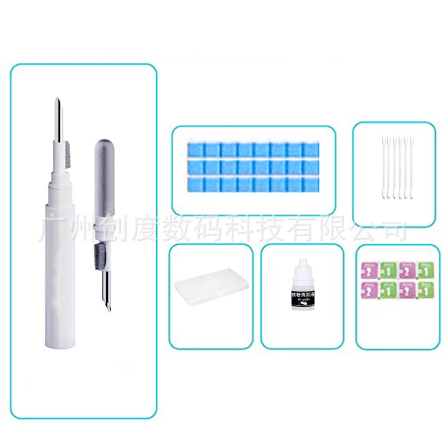 Bộ Dụng Cụ Vệ Sinh Tai Nghe Bluetooth 6 MÓN I2 i11 i12 inpods 12 Airpods Pro 2 1 Chuyên Dụng GALA HOME