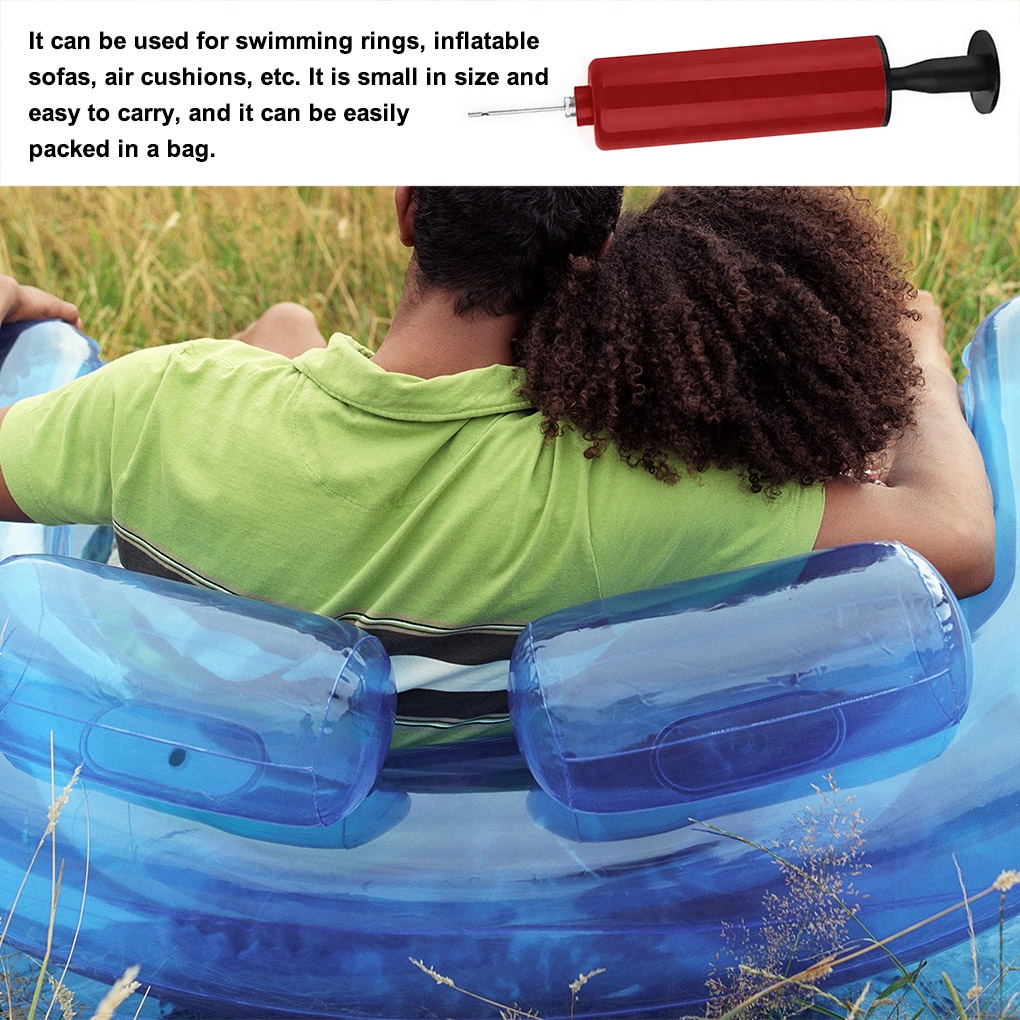 [ff86]10pcs/set Ball Air Pump Set 6 Inches Inflator Kit Portable Plastic Football Inflating Supplies