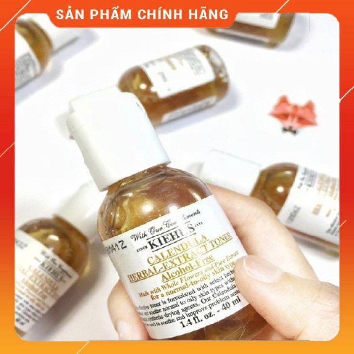 Nước hoa hồng Kiehl's Hoa Cúc Calendula Herbal Extract Toner hàng chuẩn mini 40ml | BigBuy360 - bigbuy360.vn