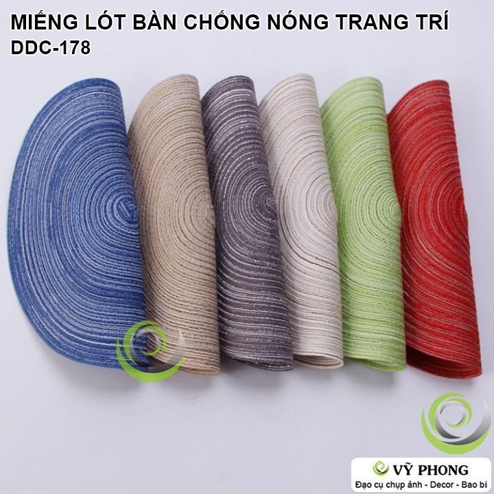 THẢM LÓT BÀN ĂN CHỐNG NÓNG MIẾNG LÓT PHONG CÁCH BẮC ÂU DECOR TRANG ĐẠO CỤ CHỤP ẢNH SẢN PHẨM INS DDC-178