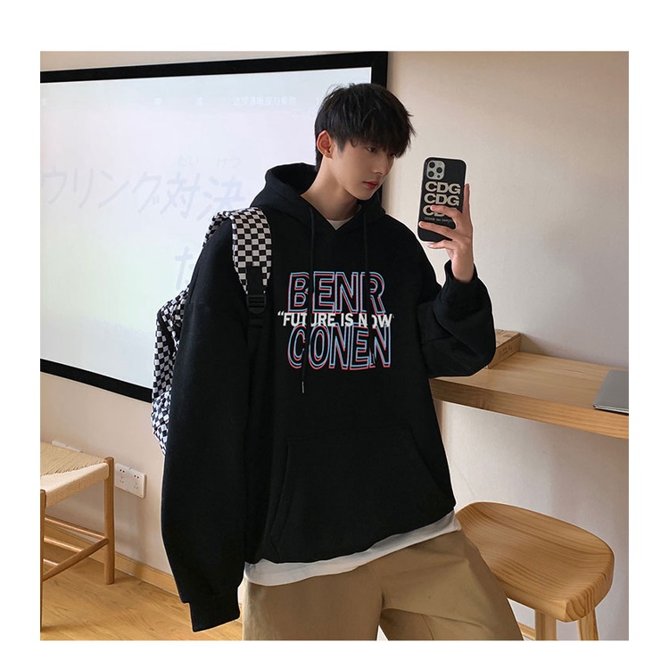 Áo Hoodie phong cách Ulzzang Hàn Quốc tay dài hình Benr Conen phong cách cá tính CoolZ C009