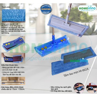 CÂY LAU NHÀ SIÊU SẠCH 40CM KIỂU DÁN