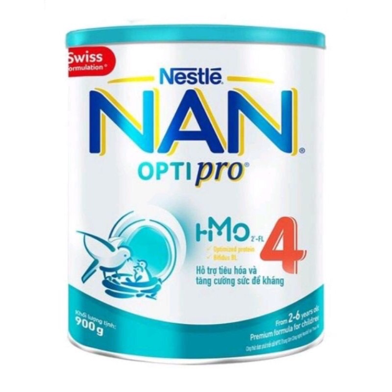 Sữa nestle Nan Optipro 1 , 2, 3, 4 I-mo 900g