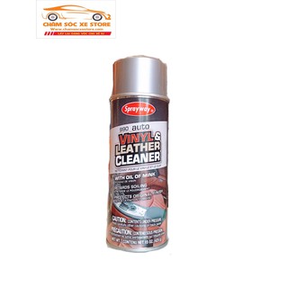 Chai xịt vệ sinh và bảo vệ đồ da Sprayway Vinyl & Leather Cleaner 990 425g chamsocxestore