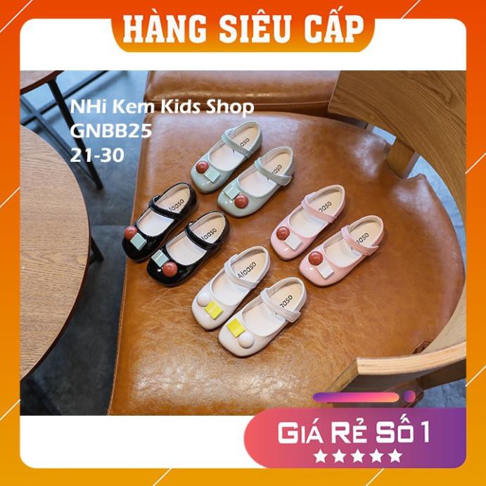 Giày búp bê bé gái quảng châu cao cấp, full hộp, full size, da mềm, đê su chống trượt