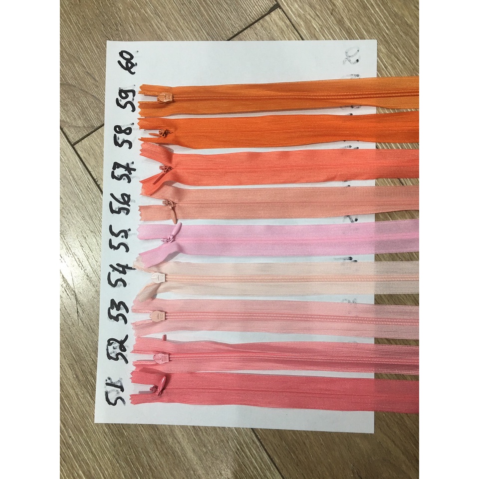 KHÓA GIỌT LỆ 25CM ,50CM ,60CMkhóa quần tây , khóa áo khoác