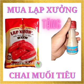 Lạp xưởng Tân Huê Viên, Lạp xưởng Mai Quế Lộ Khô, Lạp xưởng Tiêu, Lạp Xưởng Sóc Trăng Cây Ngắn Túi 500g