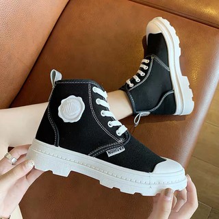 ] Bốt vải dây buộc đế răng cưa PaLa