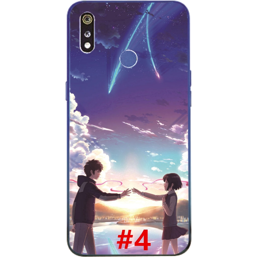 Ốp điện thoại hoạ tiết hoạt hình Anime cho OPPO Realme 3 OPPO A7 2018