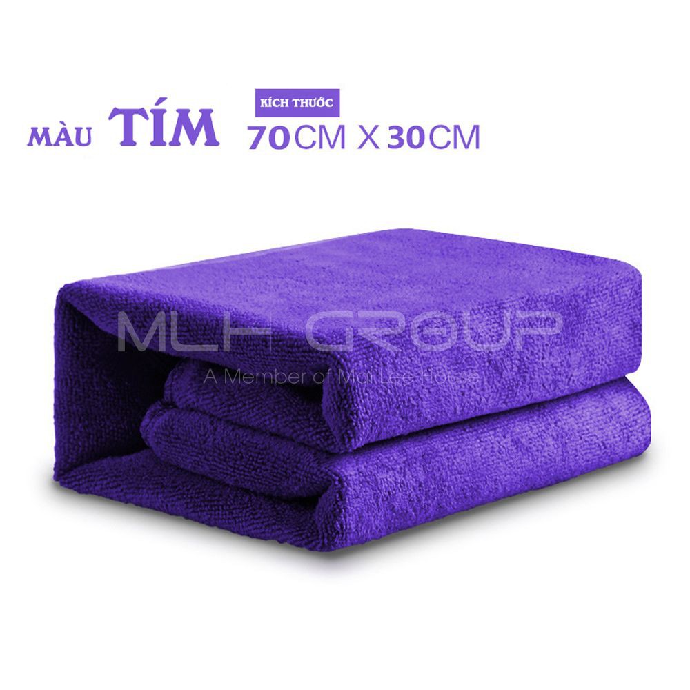Bộ 2 Khăn Lau Ô Tô, Xe Hơi, Xe Máy Đa Năng Chuyên Dụng Cao Cấp Siêu Thấm Hút Nước Mạnh MLH