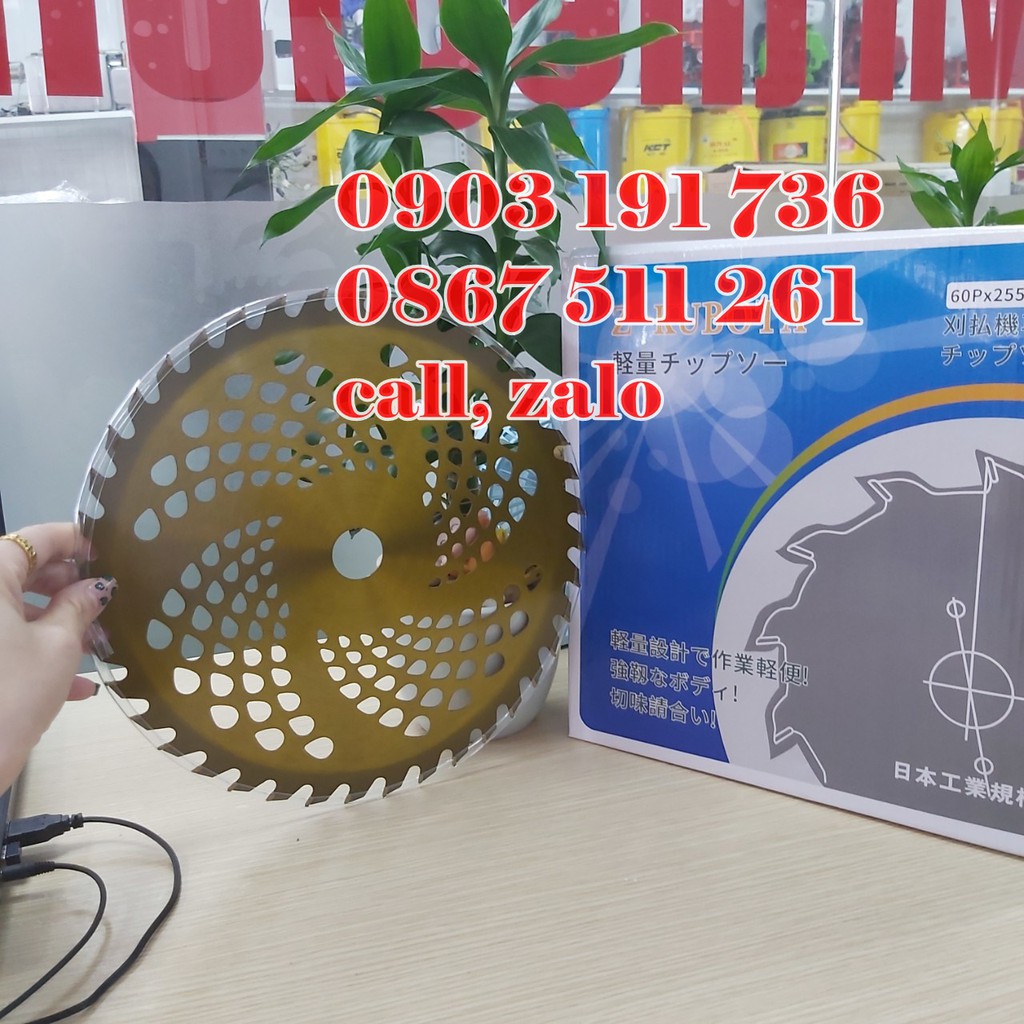 Lưỡi cắt cỏ tròn Nhật bản răng cưa