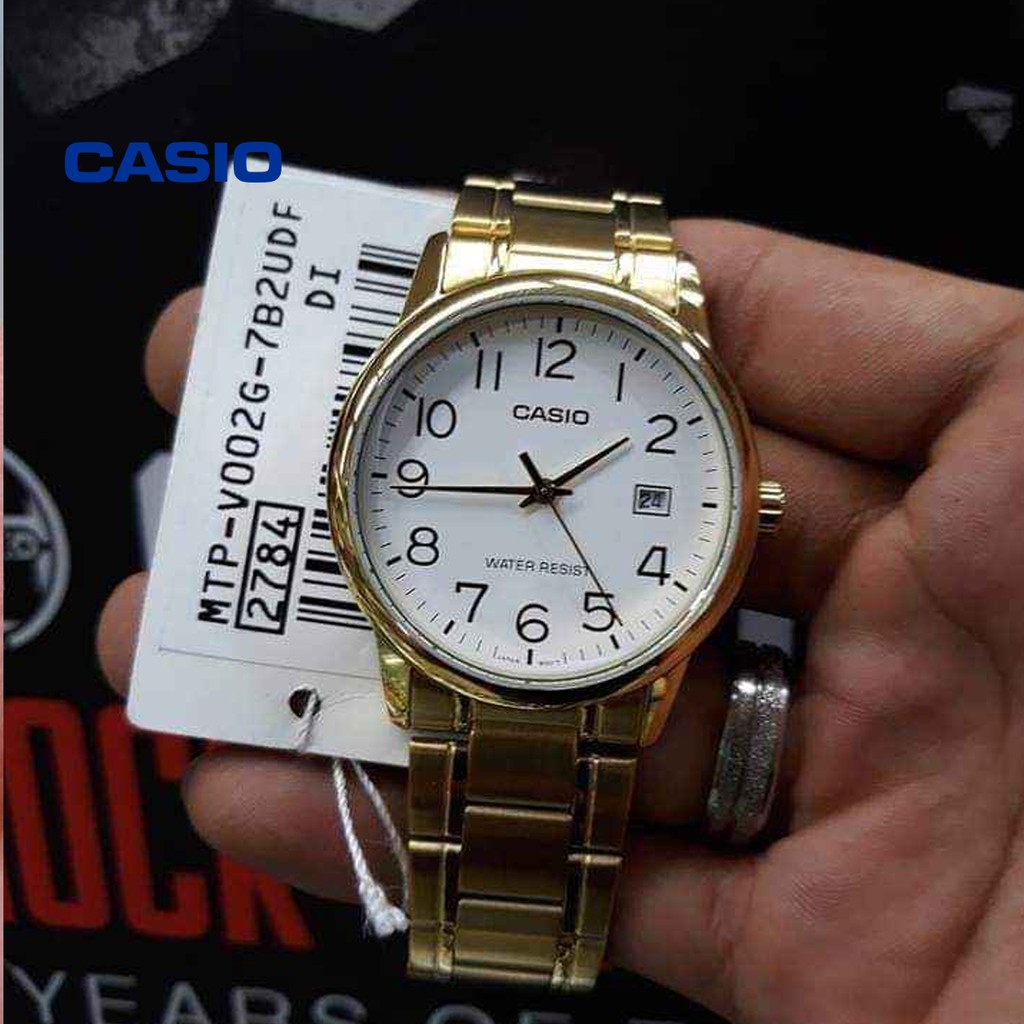 Đồng hồ nam CASIO MTP-V002G-7B2UDF chính hãng - Bảo hành 1 năm, Thay pin miễn phí