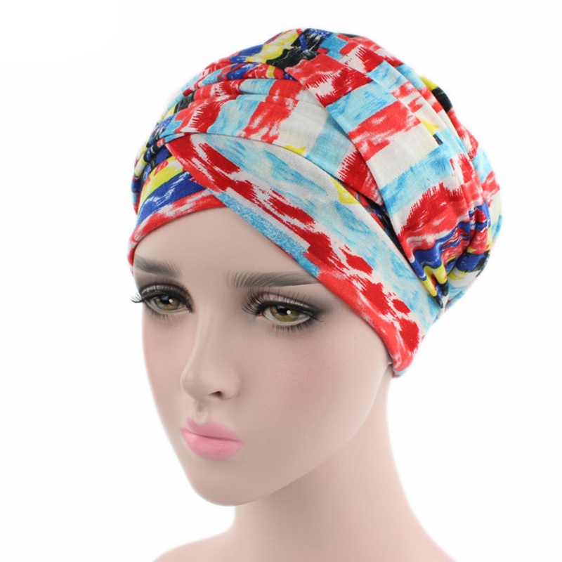 Mũ Turban Nhiều Màu Co Giãn Phong Cách Ấn Độ Thời Trang Cho Nữ
