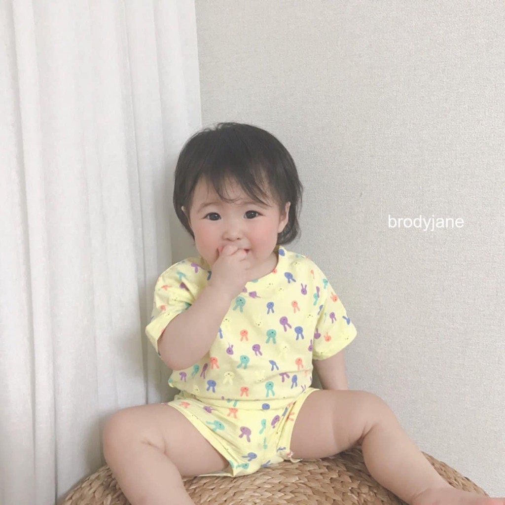 Bộ cộc tay cho bé  bộ cộc tay Minky Mom THỎ cho bé trai bé gái  chất thun lạnh cao cấp siêu mềm siêu mát