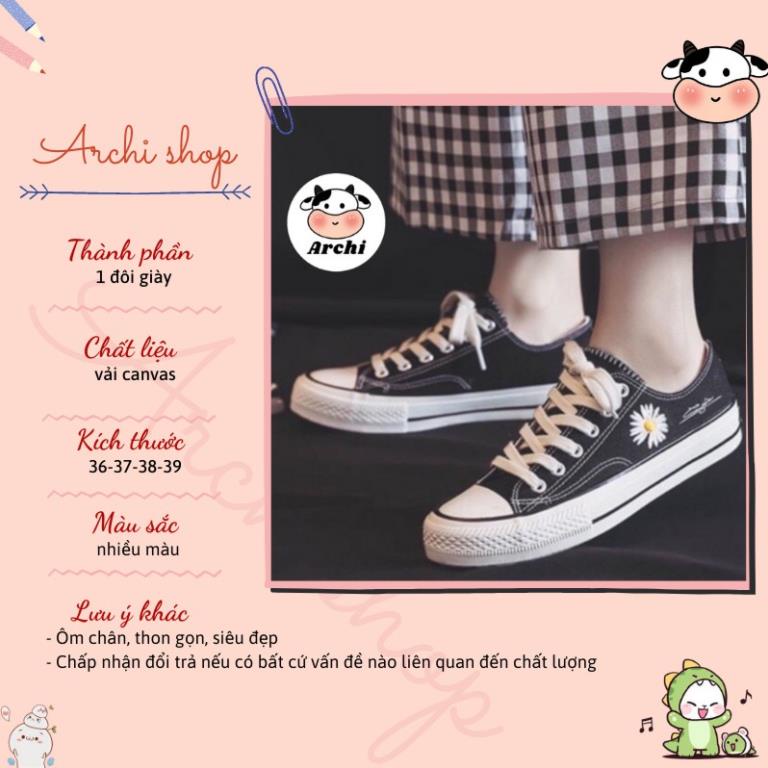 Giày hoa cúc GD cổ thấp hot trend