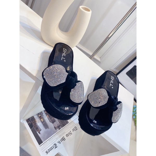 💥 Dép soàn nơ cao cấp về sẵn 2. màu , xuất sắc luôn Ce