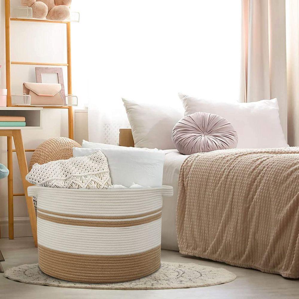 Giỏ Đựng Đồ Giặt Sức Chứa Lớn Trang Trí Nhà Cửa