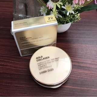 Phấn nén gold collagen