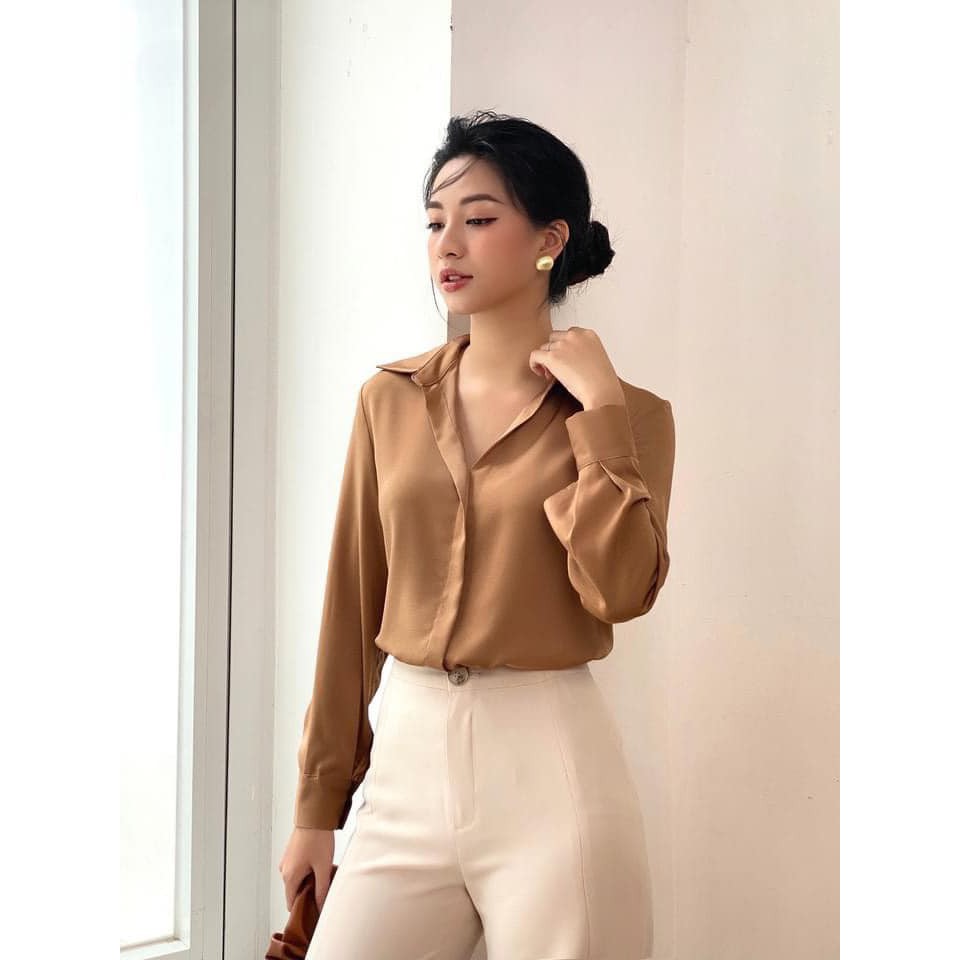 sơ mi zara lụa ( phom thường)