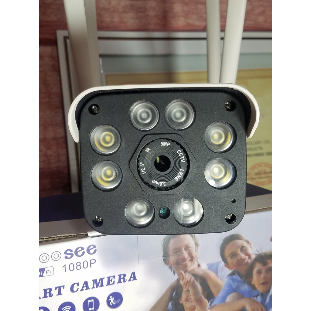 Camera Yoosee Ngoài Trời 3.0 MPx 4 Râu 1296 Pixel - Chính hãng - BH 24 Tháng