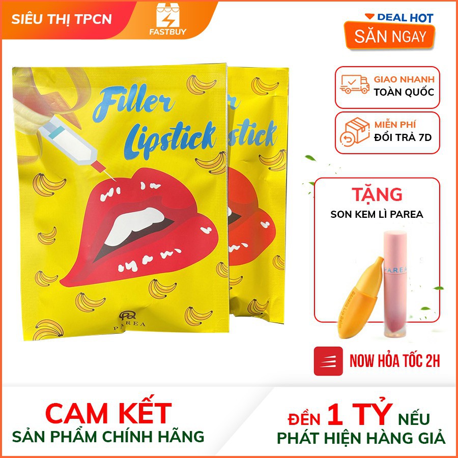 𝗠𝗮̃ 𝘁𝗿𝗼̛̣ 𝘀𝗵𝗶𝗽 𝟭𝟱𝗞 ☀ Son chuối banana filler lipstick collagen khử thâm môi, xóa nhăn, căng mọng