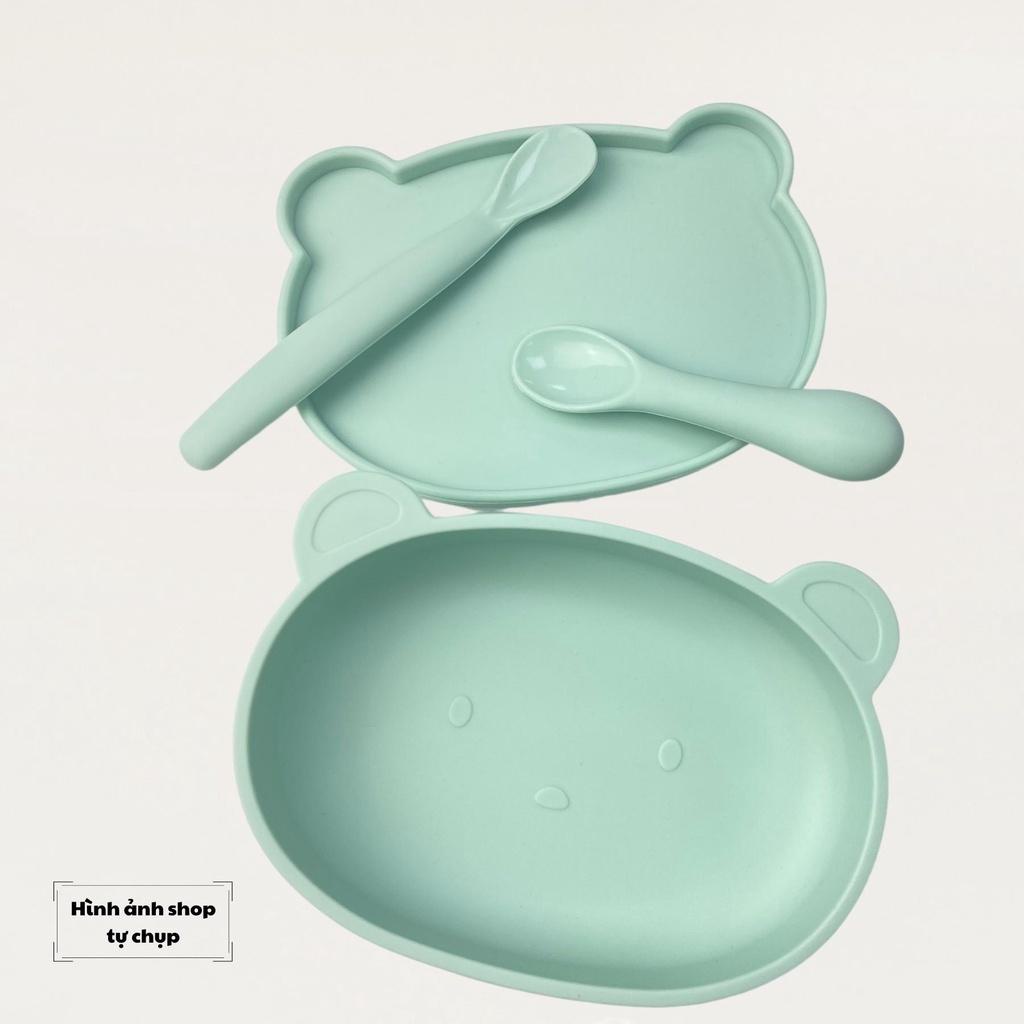 Thìa Silicone Ăn Dặm Cán Dài , Muỗng Silicon Cán Dài Thương Hiệu  Baby'Si Cho Bé Ăn Dặm