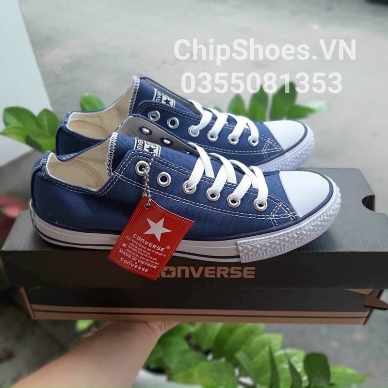 Giày ⚡Converse Classic⚡ Xanh Navy,Đen,Xám(Full Box) CV Vnxk