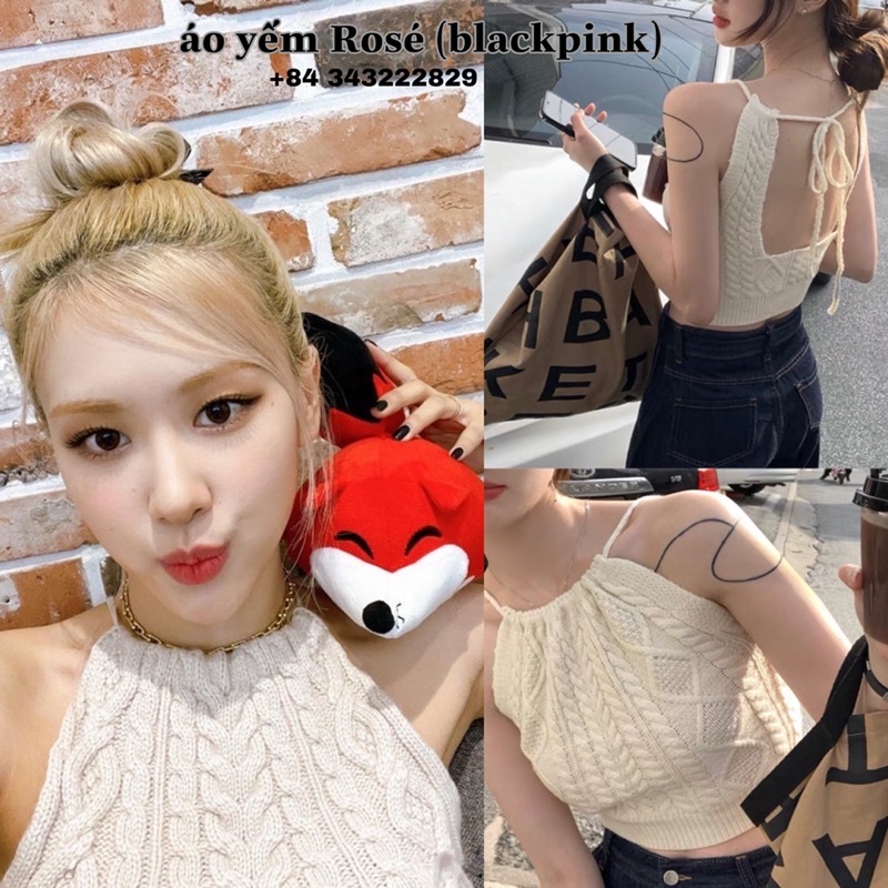 Áo Rosé Blackpink 💃🏻 | áo yếm rose blackpink 😉 Clip thật up cạnh