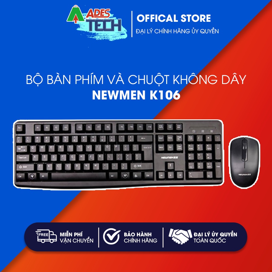 Bộ bàn phím chuột máy tính không dây NEWMEN K106