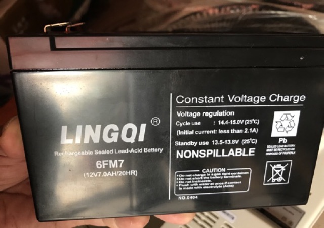 Bình ac quy tích điện Lingqi 12V/7Ah