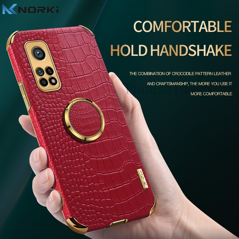 Ốp Điện Thoại Mềm Họa Tiết Da Cá Sấu Có Vòng Đỡ Kim Loại Cho Huawei P50 Pro Huawei P40 Pro Plus Huawei P30 Pro Huawei P30 Lite