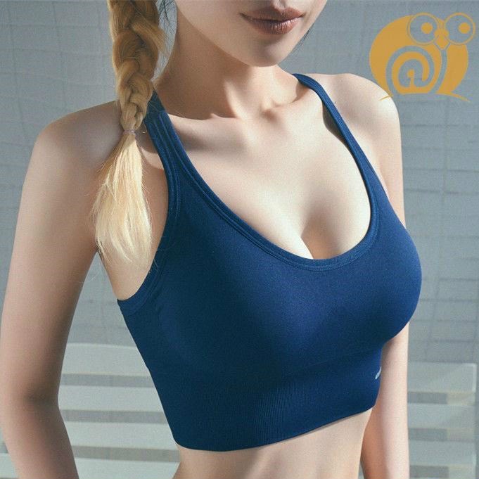 Áo bra tập gym yoga aerobic thể thao nữ chất liệu dệt kim có móc cài quảng châu freesize Bin Sports A153