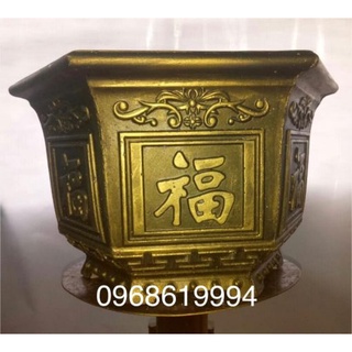 Khuôn đổ chậu lục giác 25 cao 20cm có lòng trong.mẫu chữ đổ miệng.