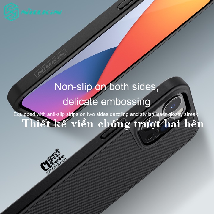 ỐP LƯNG IPHONE 13 PRO MAX - 13 PRO - 13 NILLKIN SYNTHETIC FIBER CHÍNH HÃNG